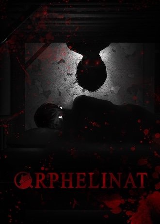 Affiche sang Orphelinat 330 affiche ensanglantée jeu horreur Orphelinat